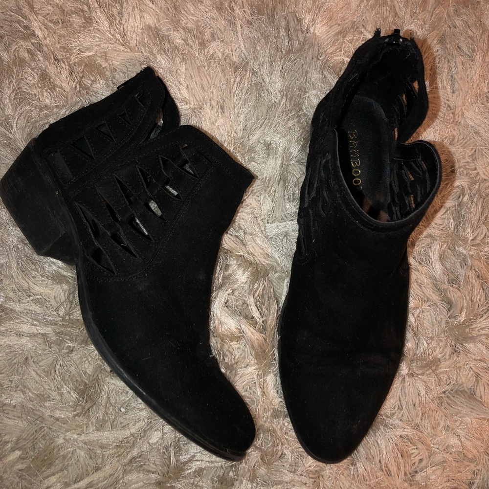bamboo ankle booties